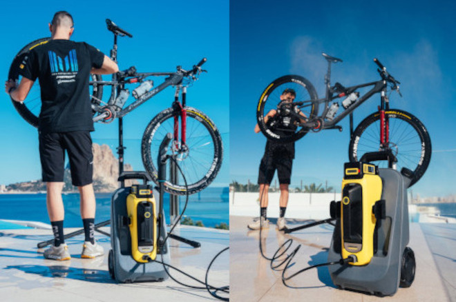 Kärcher takes outdoor cleaning performance into competitive cycling