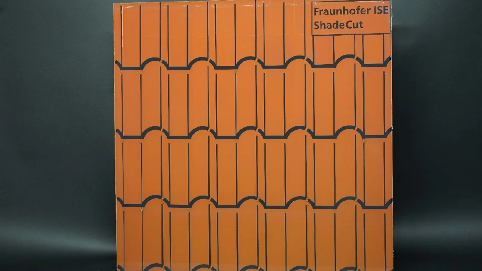 Fraunhofer's laser-etched solar tile — ~95% efficient PV that looks like masonry, inspired by Morpho butterflies