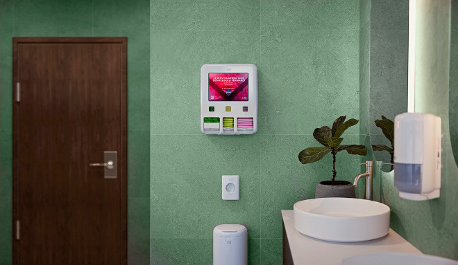 Tork launches period care dispensers for public washrooms across Italy